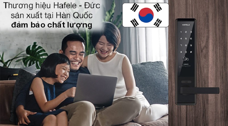 Khóa điện tử Hafele giảm 30% 